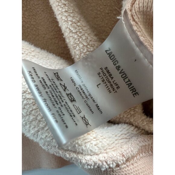 Zadig & Voltaire Men's LG Simba Life Photoprint Crewneck Sweatshirt - Picture 8 of 12